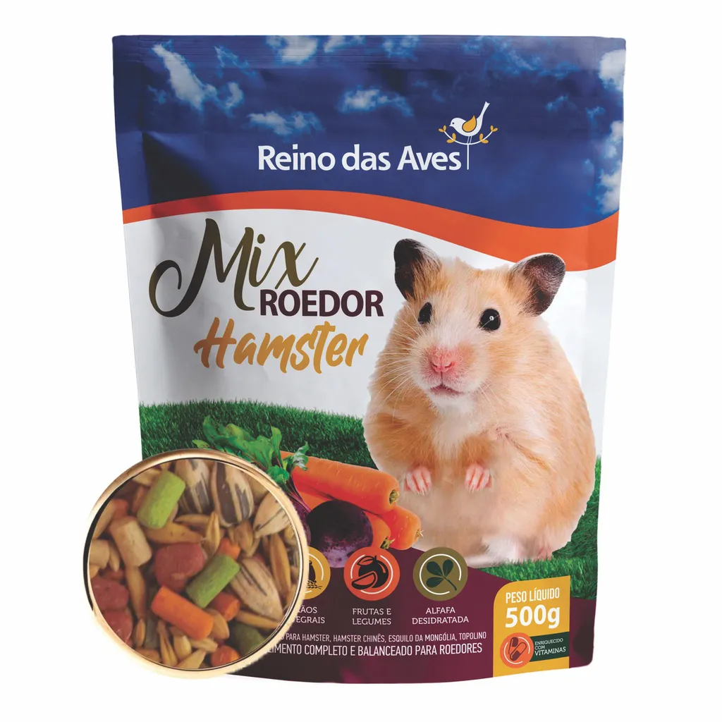 Ração para Hamster 500g